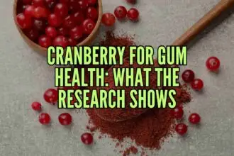 cranberry for gum health