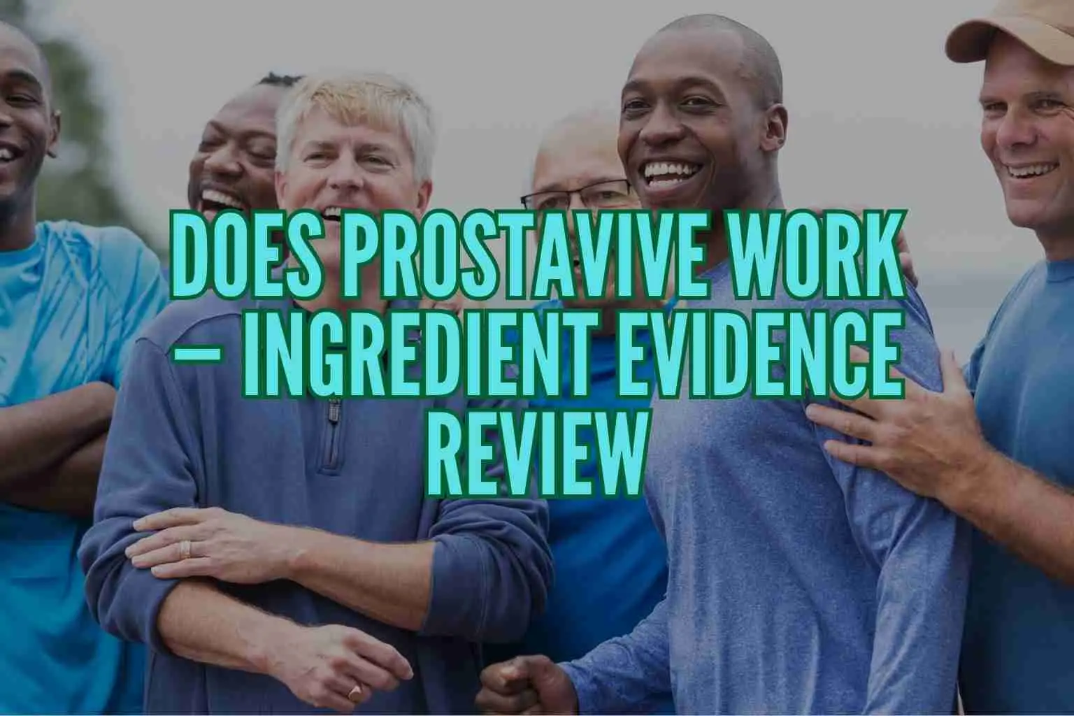 does prostavive work