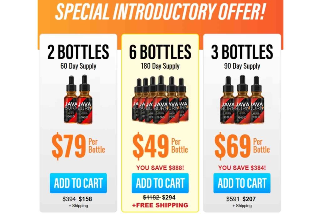 Java burn price